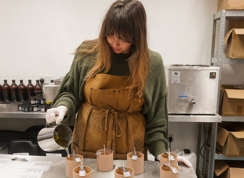 hand made candles, crafting candles, hand crafted, made in uk