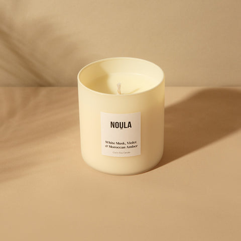 White Musk, Violet & Moroccan Amber Candle